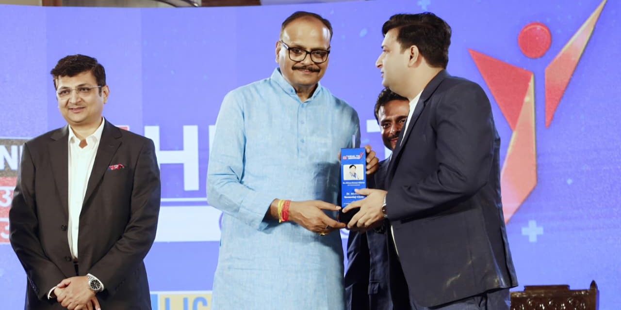 Received UttarPradesh Best Homeopathy Practitioner Award By Brajesh Pathak Deputy-CM Government of UP