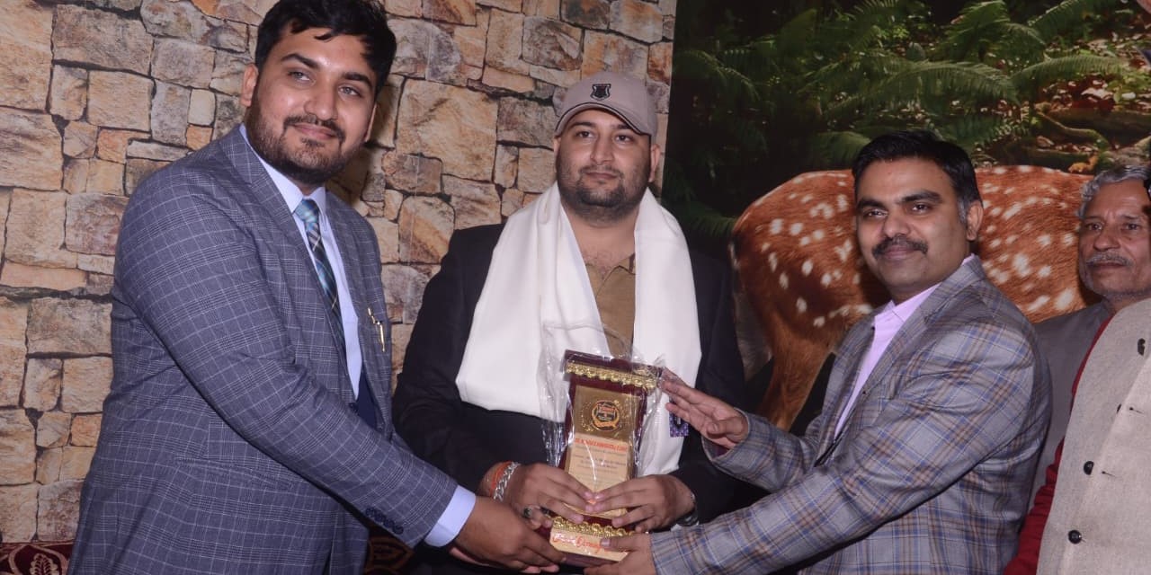 Dr. Prince Kumar Mishra honoured by Judge Mayank Tripathi and Judge Pratyush Anand Mishra